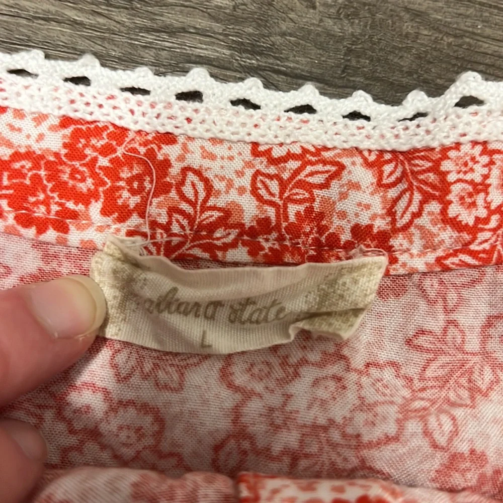 Altar’d State Ruffle Floral Crop Top - Picture 4 of 7